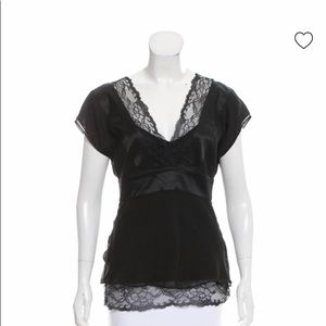 Diane von Furstenberg ulletta silk top